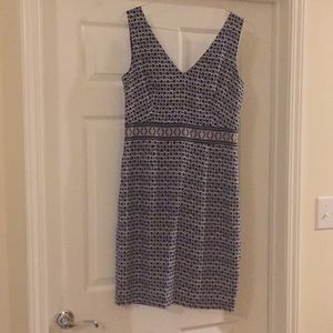 Tory Burch Navy silk sheath dress